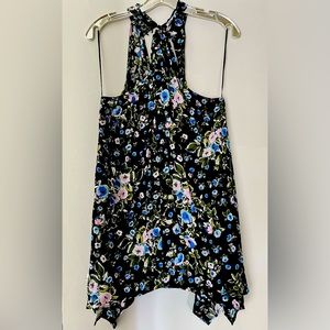 SOLD!! Zara floral halter neck floral top